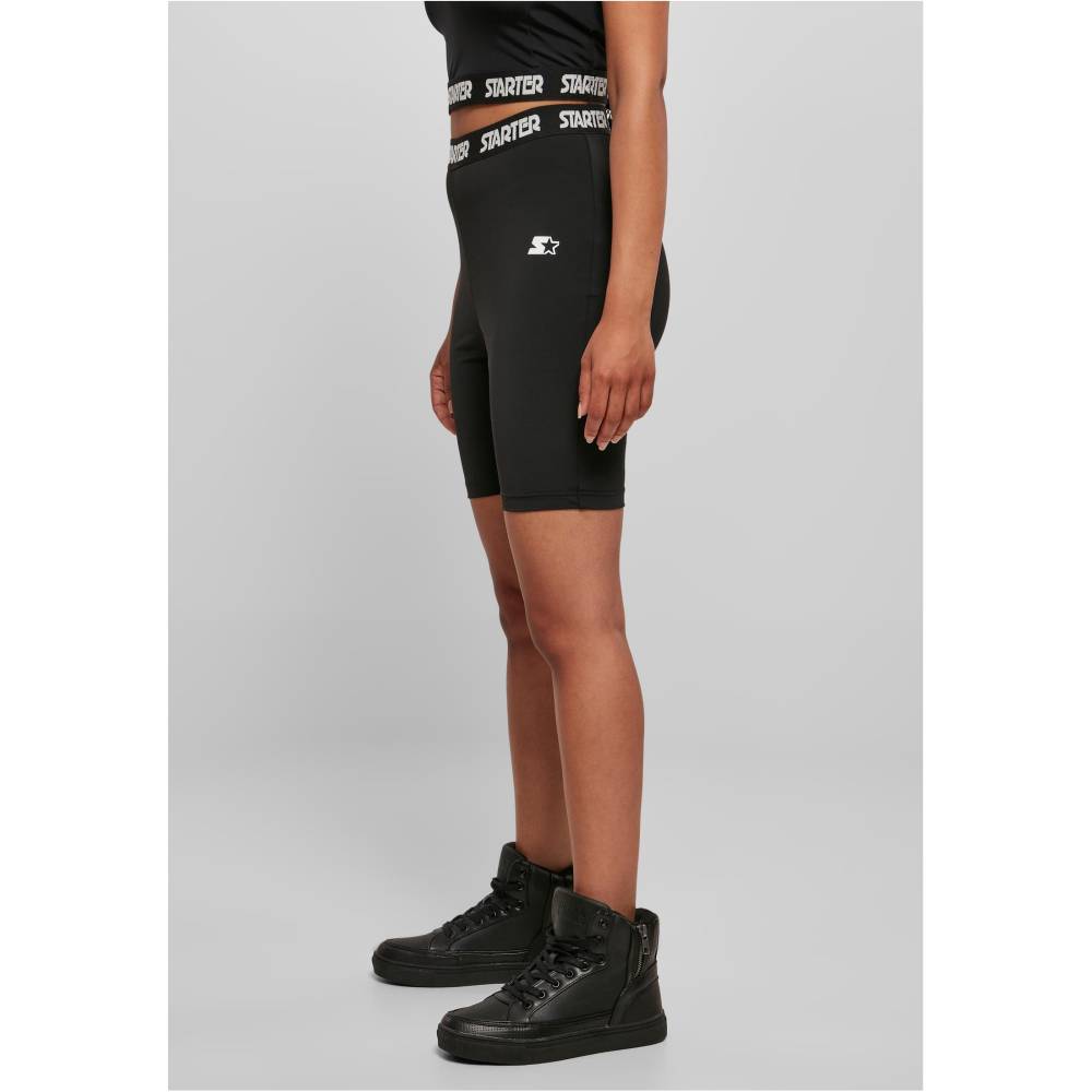 Starter Black Label - Logo Tape Short cycle pants - Black
